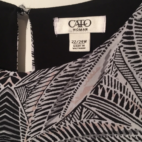 EUC Cato Print Dress/ Tunic Sz 22/24W - Picture 2 of 8